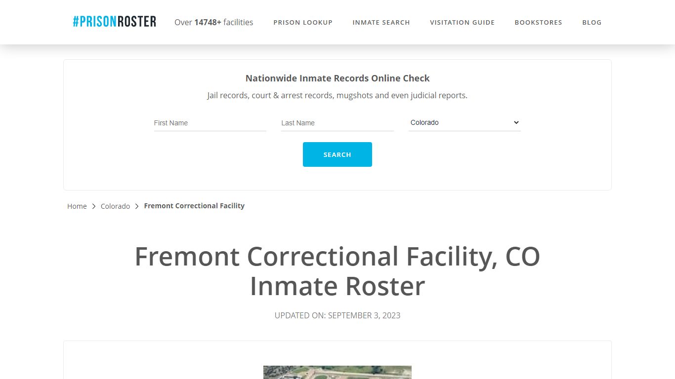 Fremont Correctional Facility, CO Inmate Roster - Prisonroster